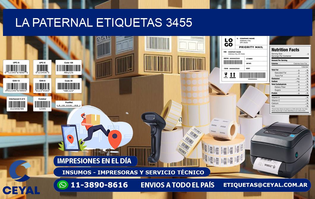 La Paternal etiquetas 3455