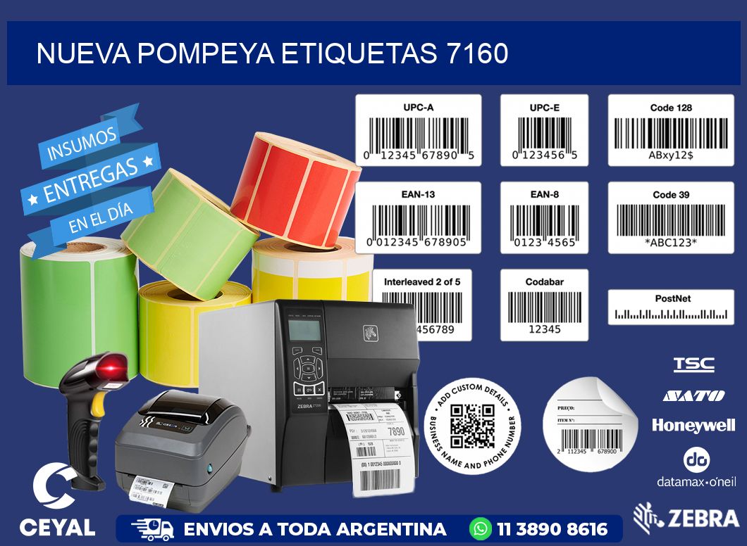 Nueva Pompeya etiquetas 7160