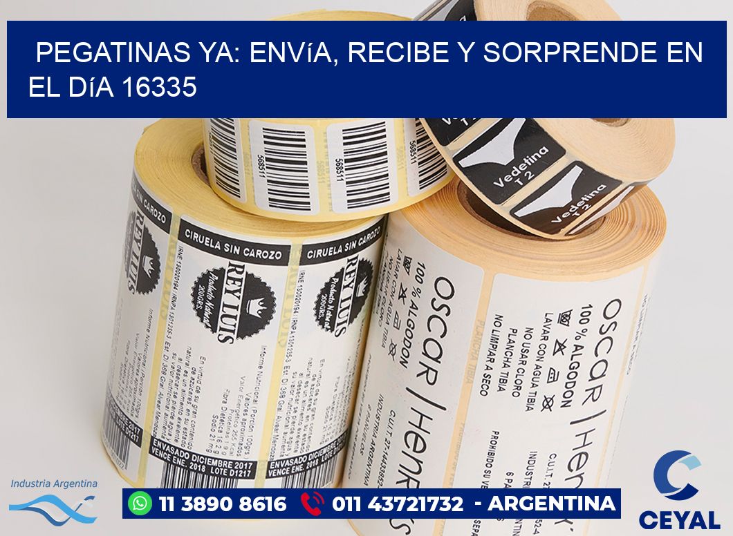 Pegatinas Ya: Envía, Recibe y Sorprende en el Día 16335