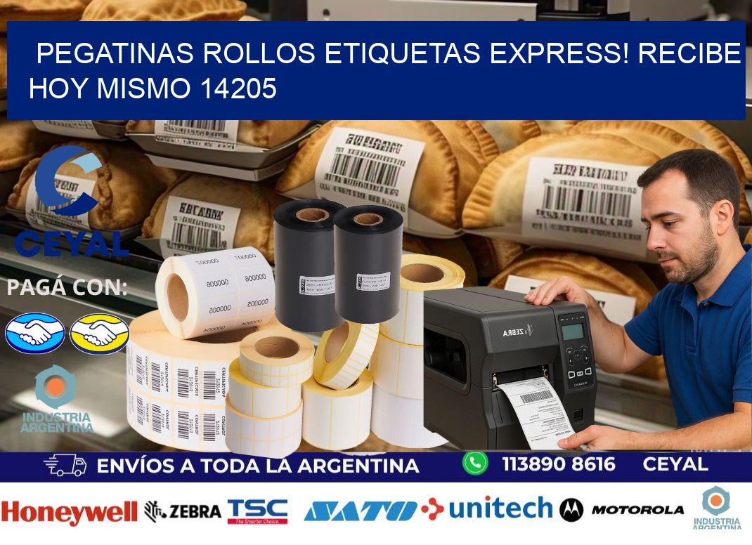Pegatinas rollos etiquetas Express! Recibe Hoy Mismo 14205