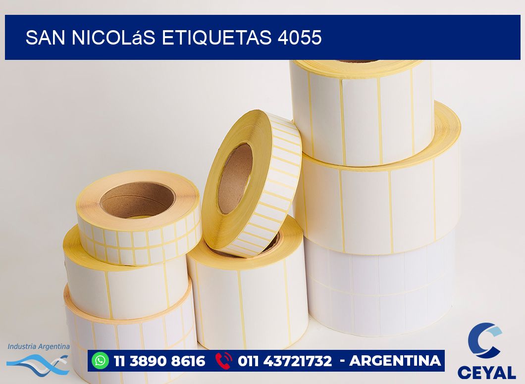 San Nicolás etiquetas 4055