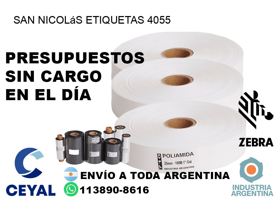 San Nicolás etiquetas 4055
