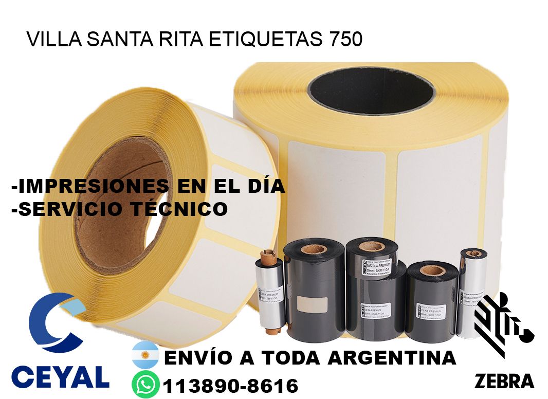 Villa Santa Rita etiquetas 750