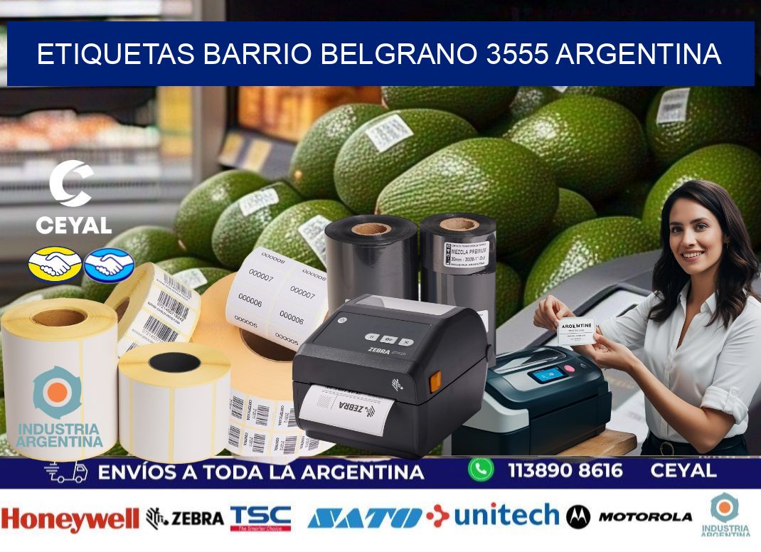 etiquetas barrio belgrano 3555 argentina