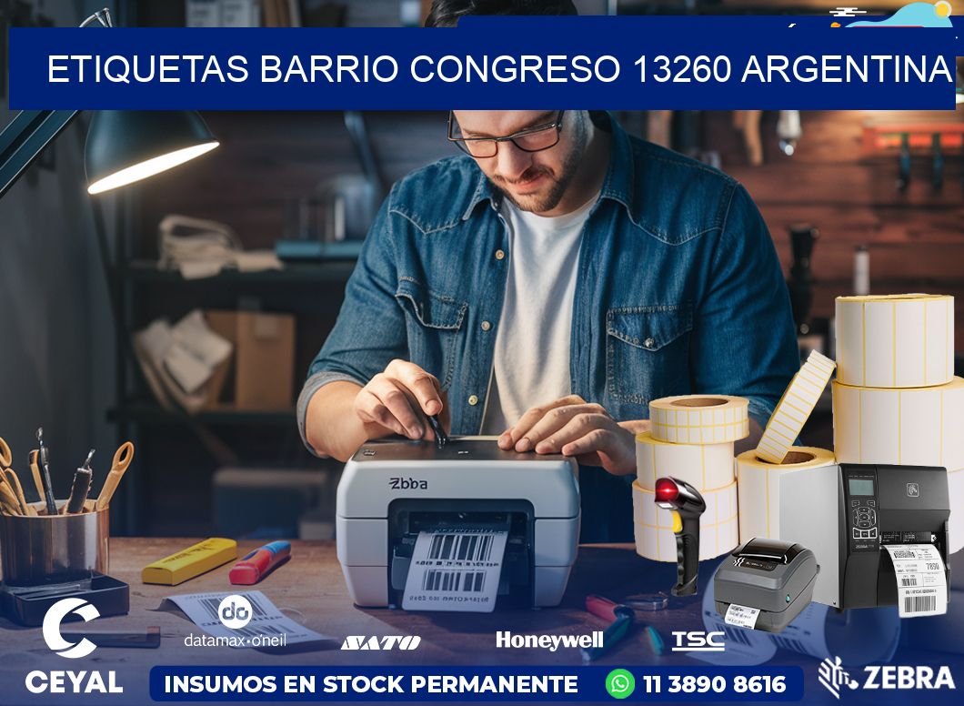 etiquetas barrio congreso 13260 argentina
