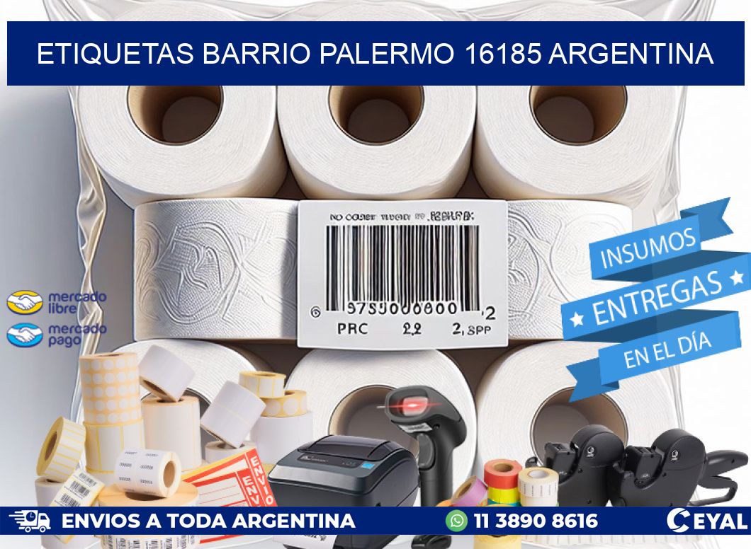 etiquetas barrio palermo 16185 argentina