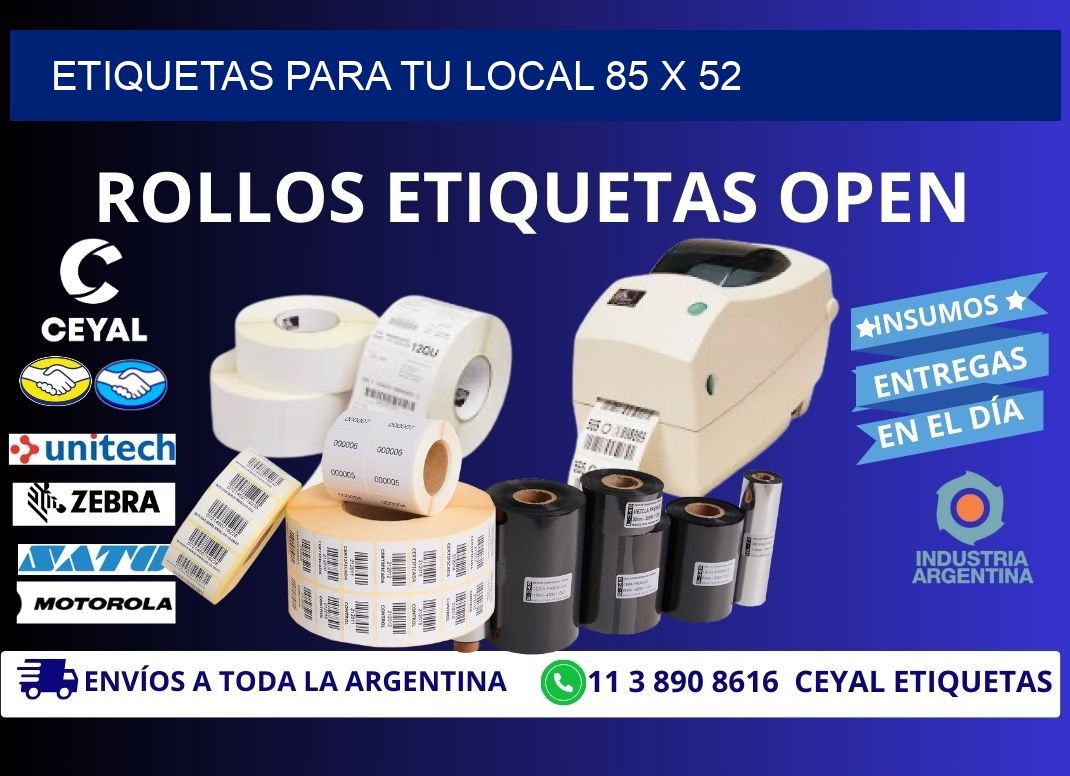 etiquetas para tu local 85 x 52