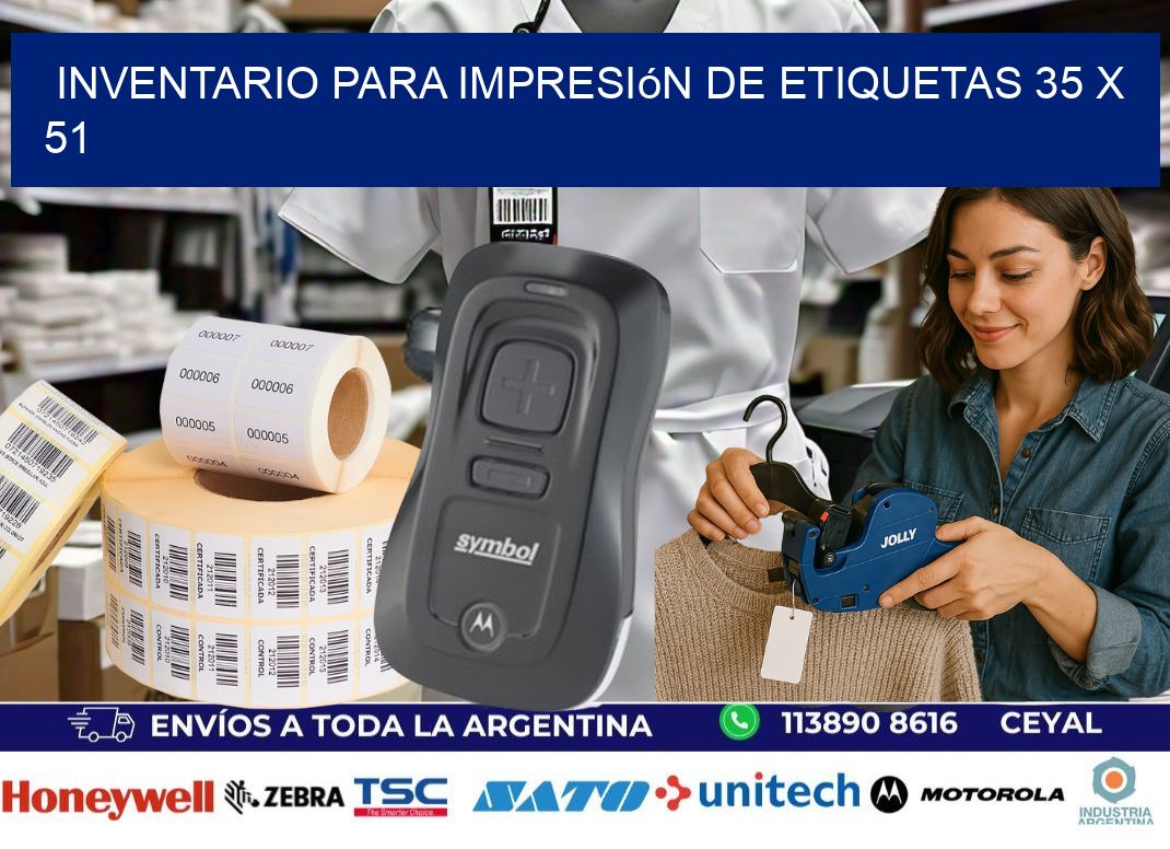 inventario para impresión de etiquetas 35 x 51