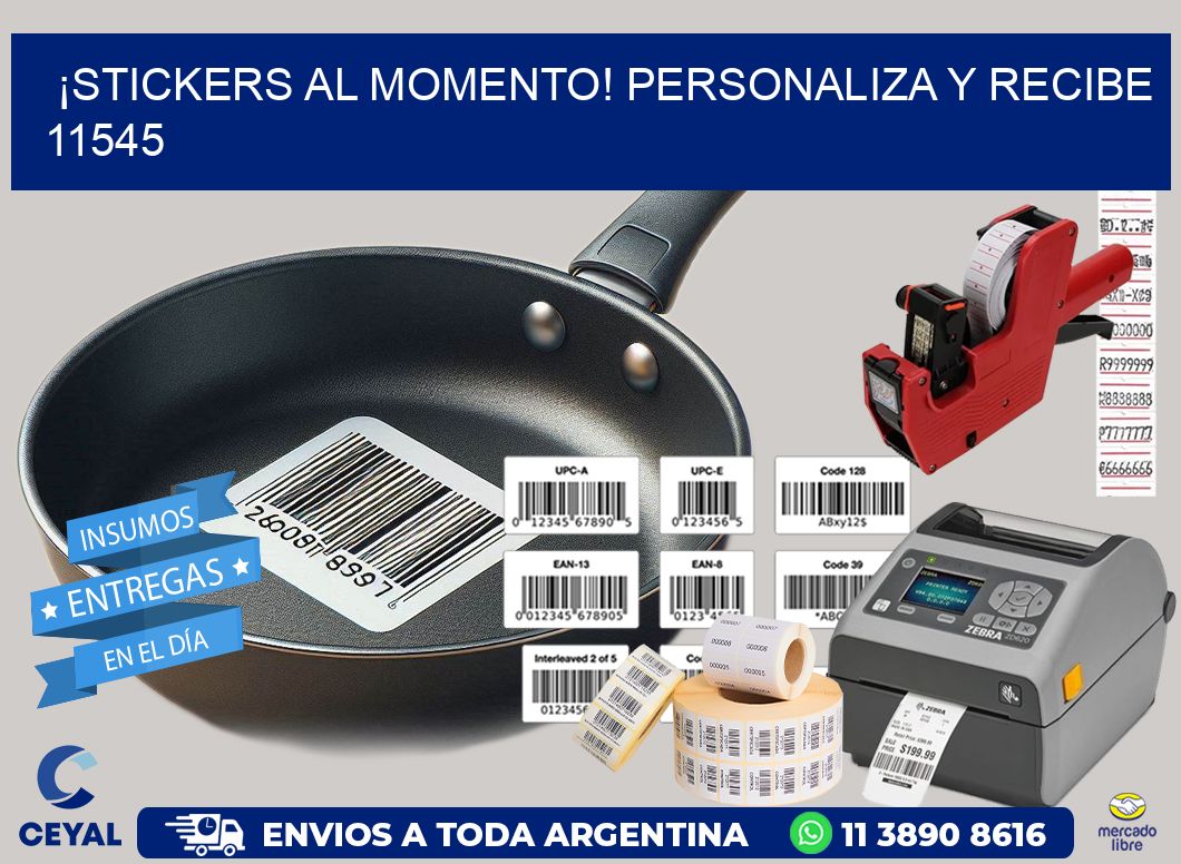 ¡Stickers al Momento! Personaliza y Recibe 11545