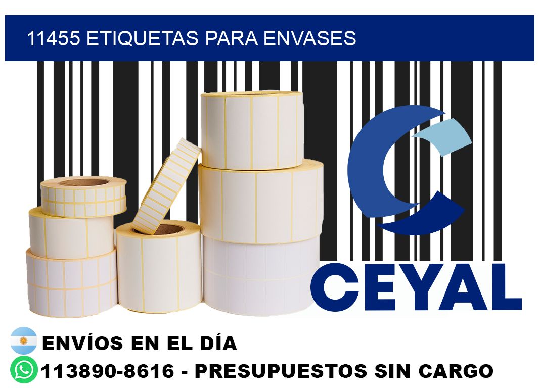 11455 Etiquetas para envases