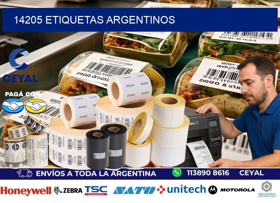 14205 Etiquetas argentinos