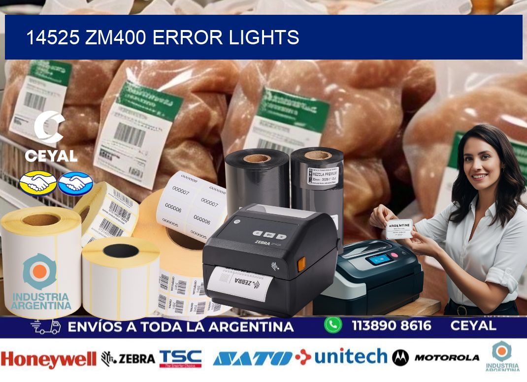 14525 ZM400 error lights