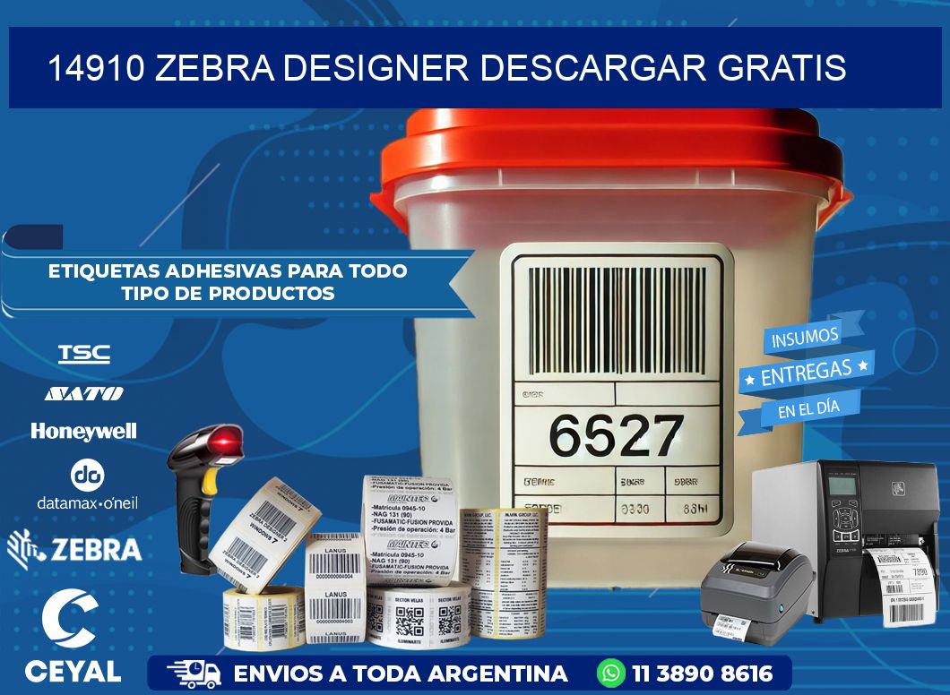 14910 Zebra Designer Descargar gratis