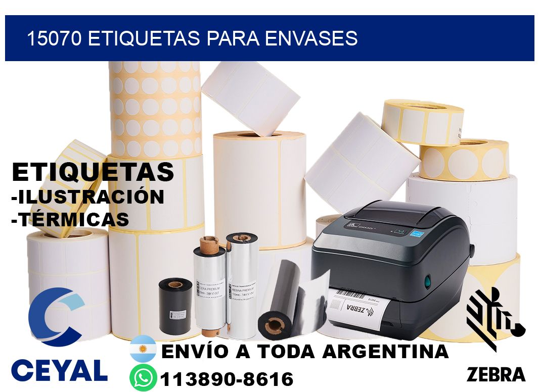 15070 Etiquetas para envases