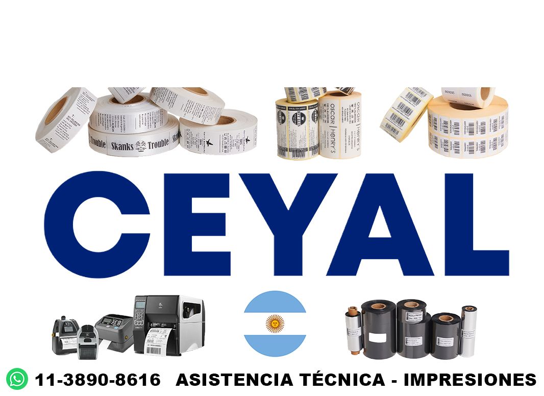 16555 Etiquetas adhesivas para consumo masivo