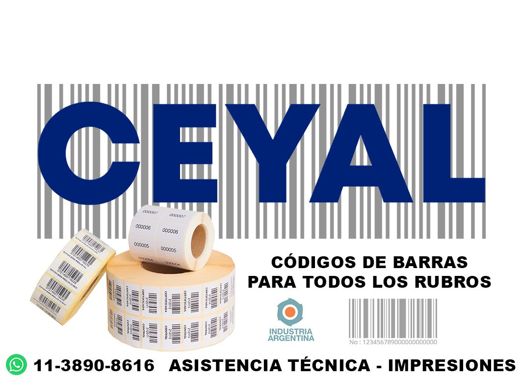 16555 Etiquetas adhesivas para consumo masivo