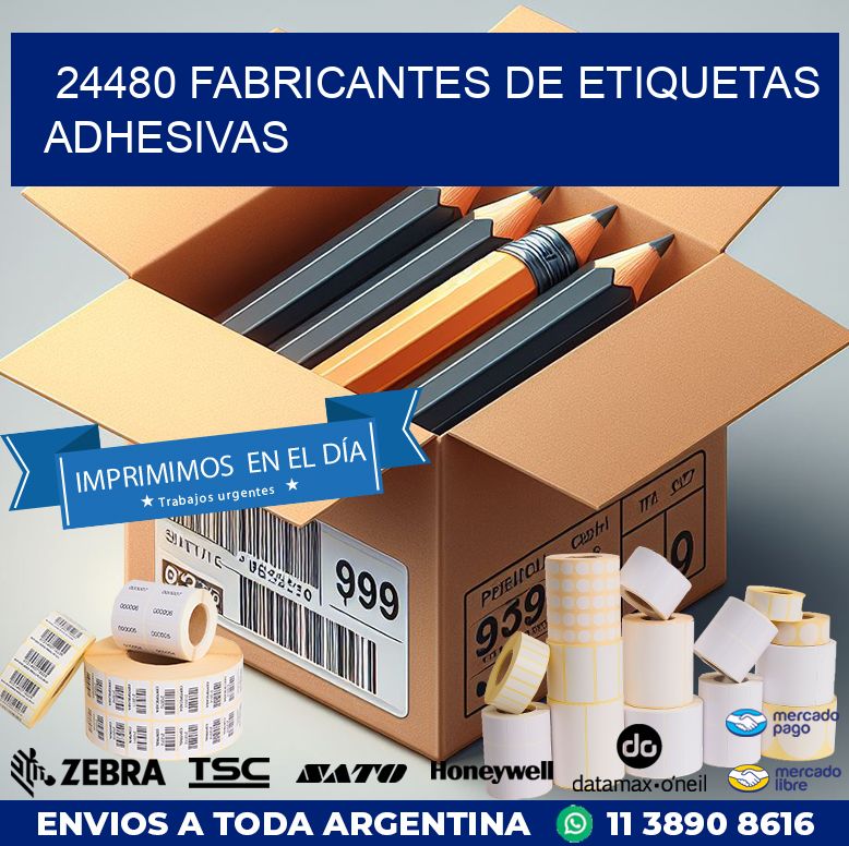 24480 Fabricantes de etiquetas adhesivas