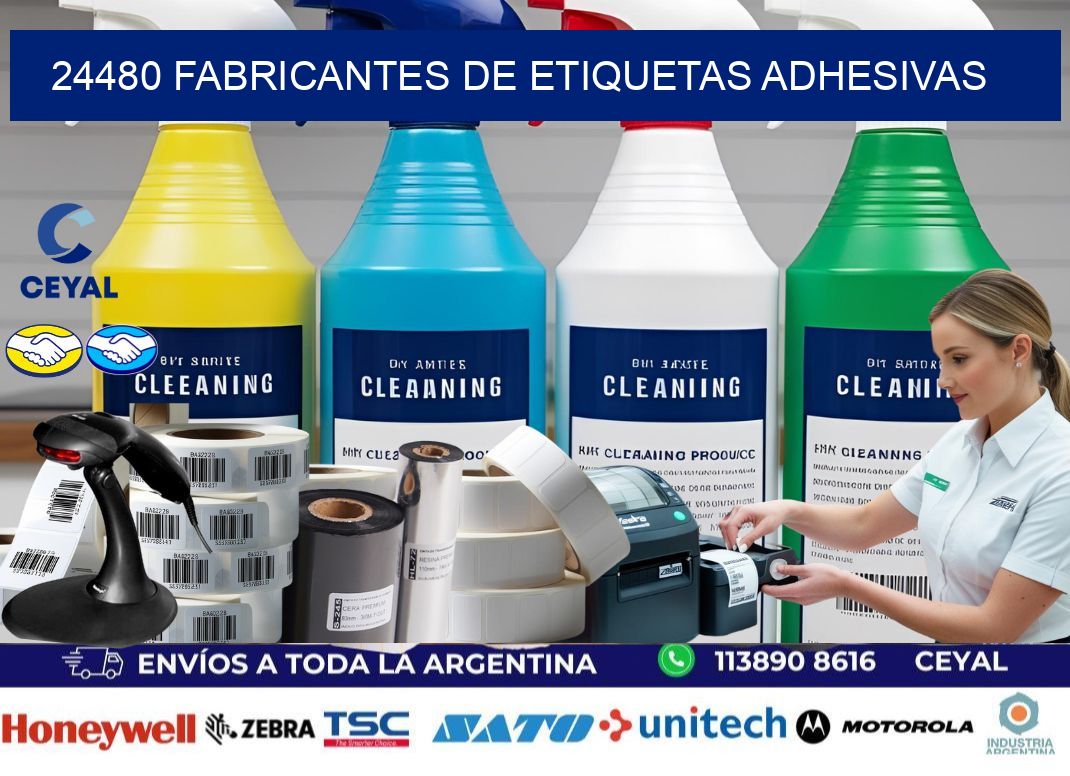 24480 Fabricantes de etiquetas adhesivas