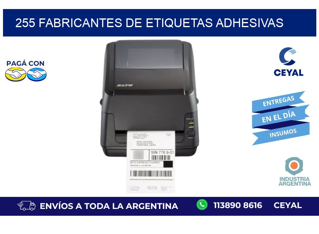 255 Fabricantes de etiquetas adhesivas