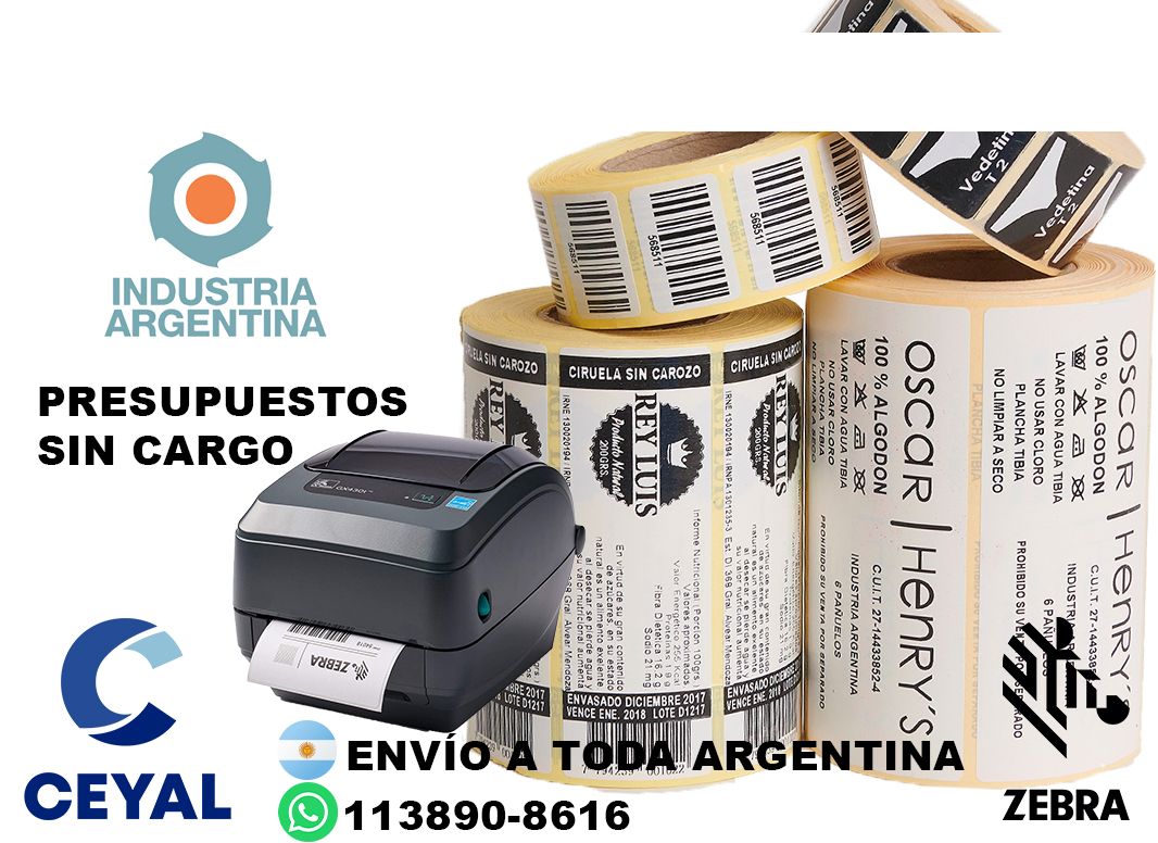 3560 Etiquetas para quesos y fiambres