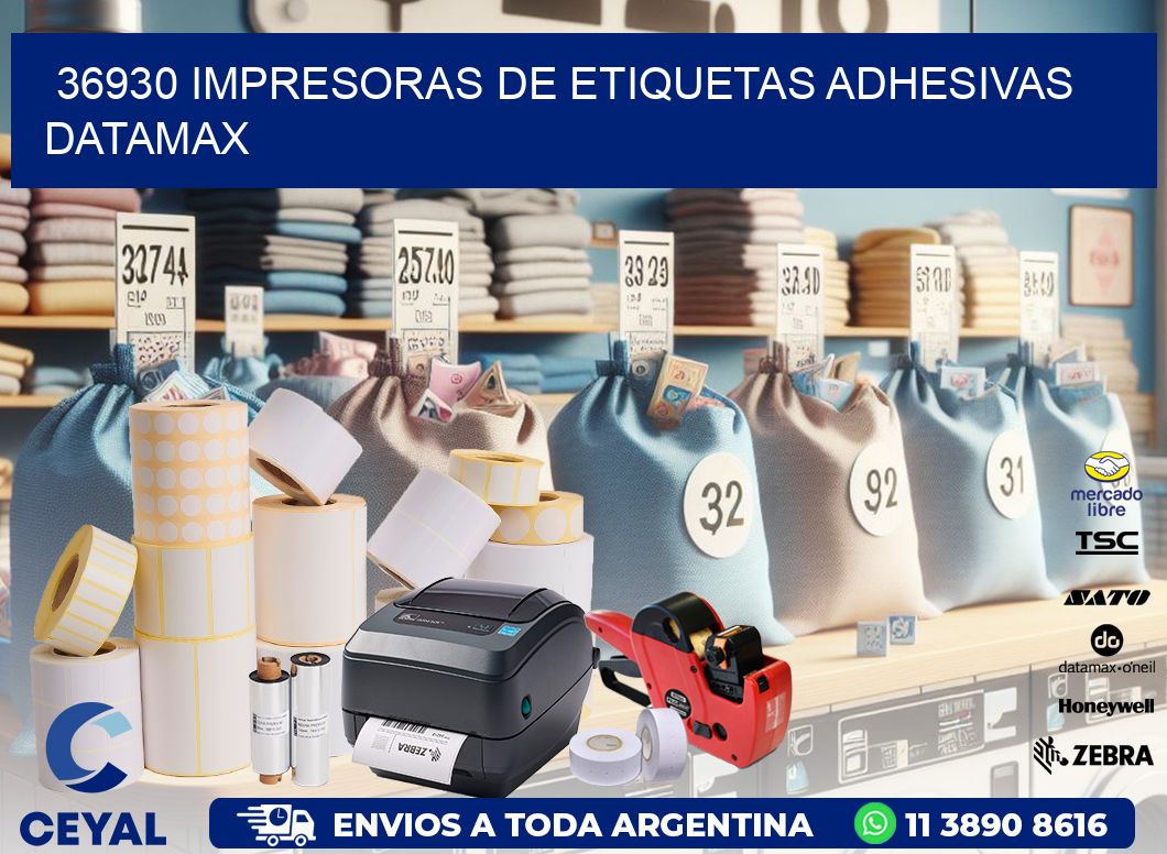 36930 impresoras de etiquetas adhesivas datamax