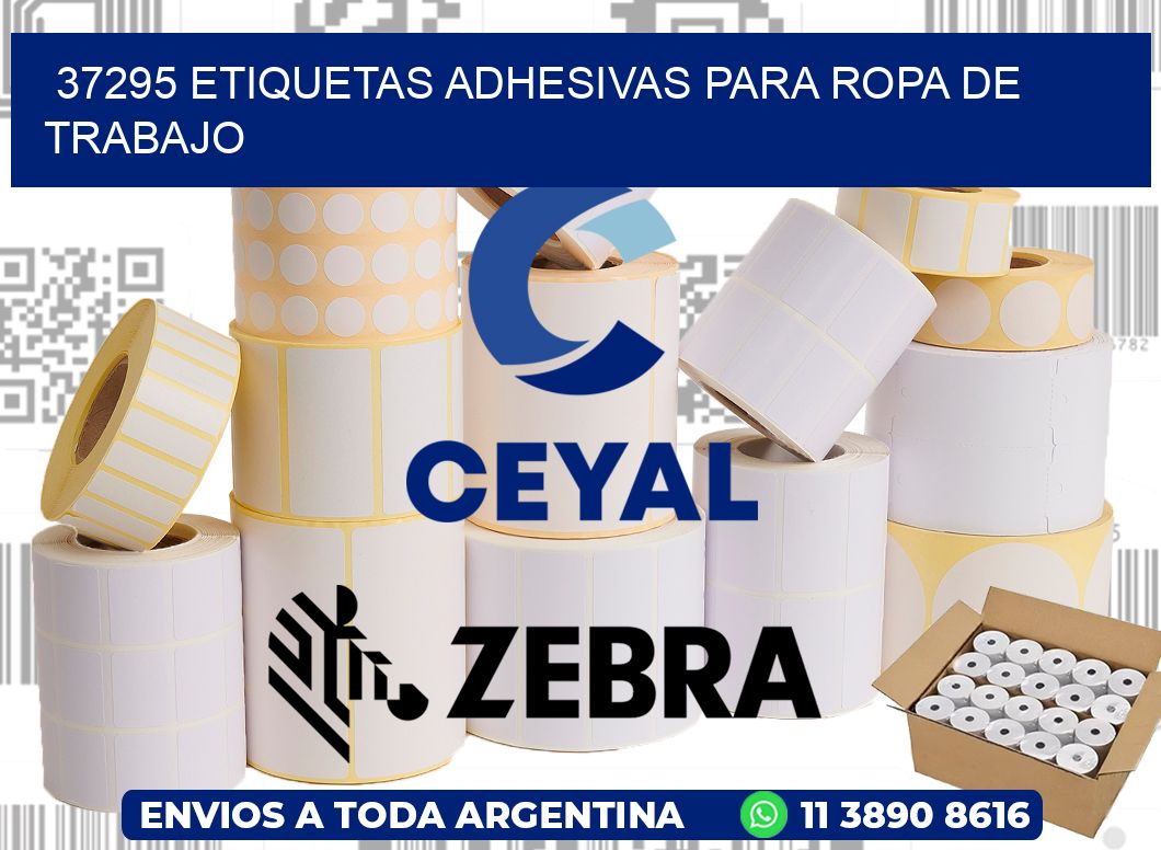 37295 Etiquetas adhesivas para ropa de trabajo