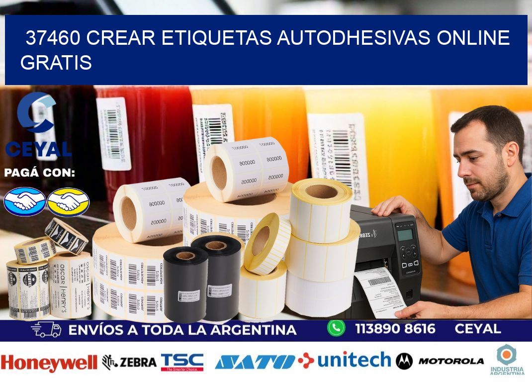 37460 Crear etiquetas autodhesivas online gratis