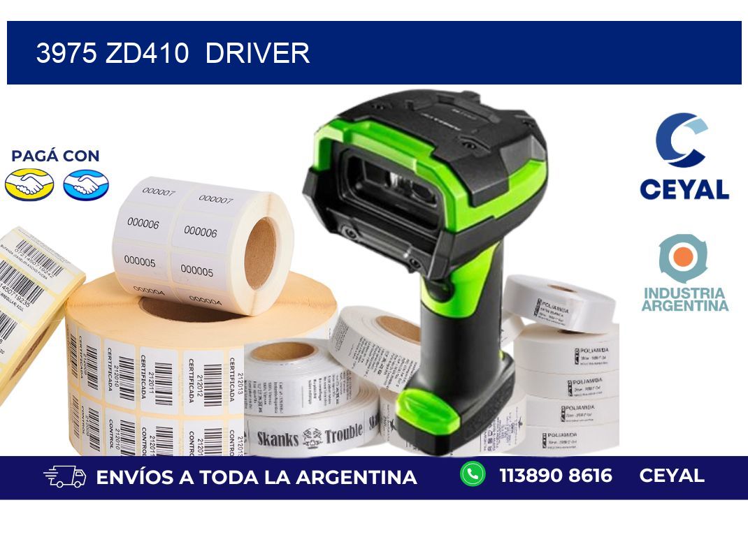 3975 ZD410  driver