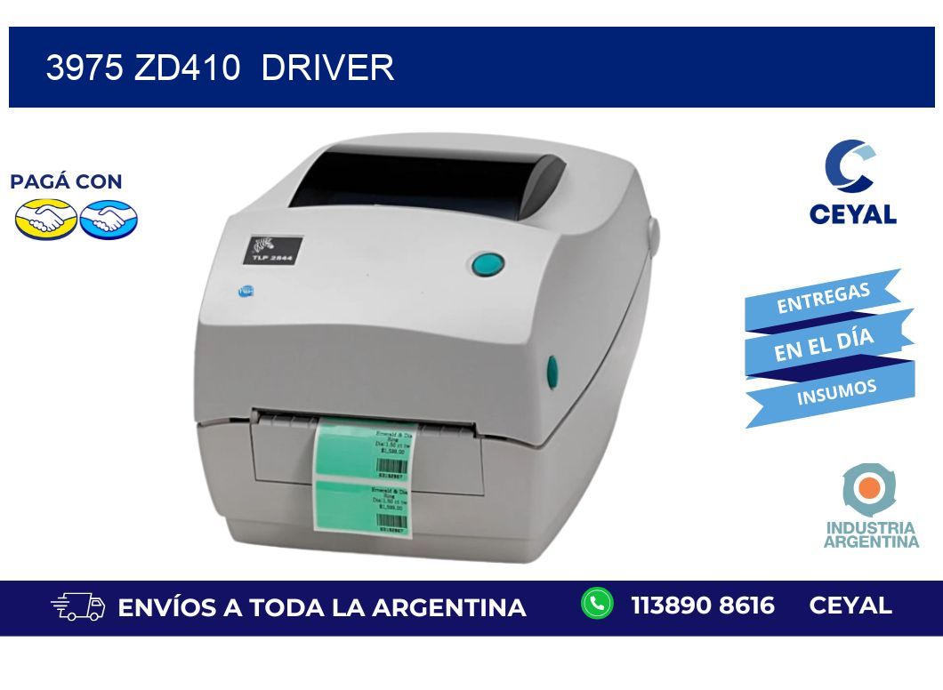 3975 ZD410  driver