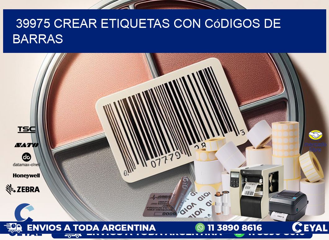 39975 Crear etiquetas con códigos de barras
