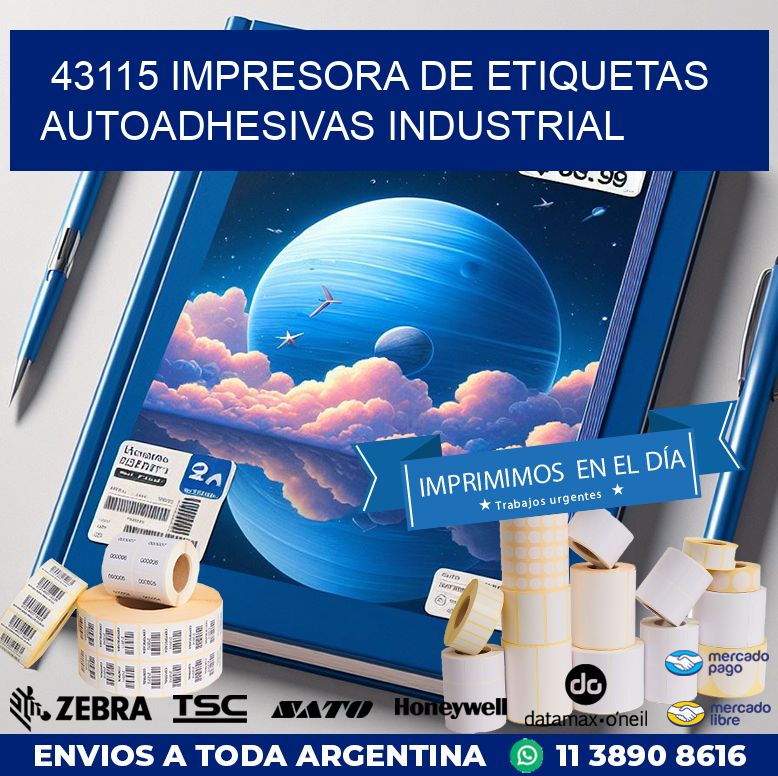 43115 Impresora de etiquetas autoadhesivas industrial