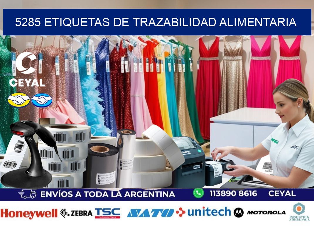 5285 Etiquetas de trazabilidad alimentaria