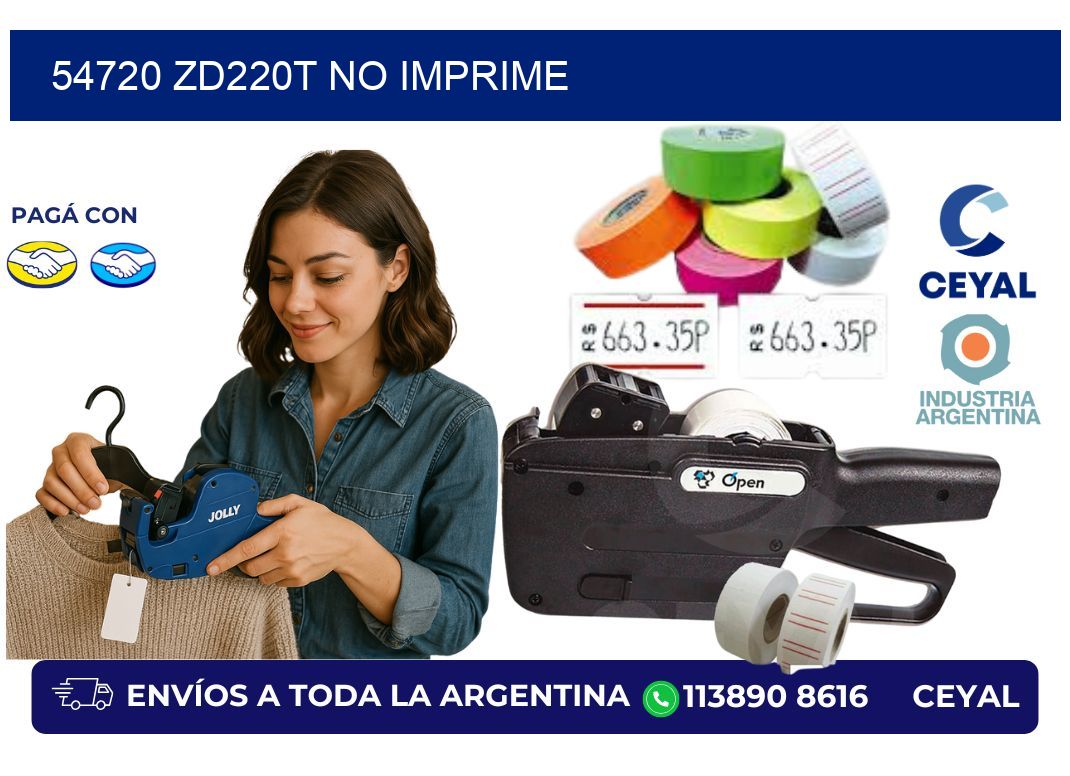 54720 ZD220t no imprime