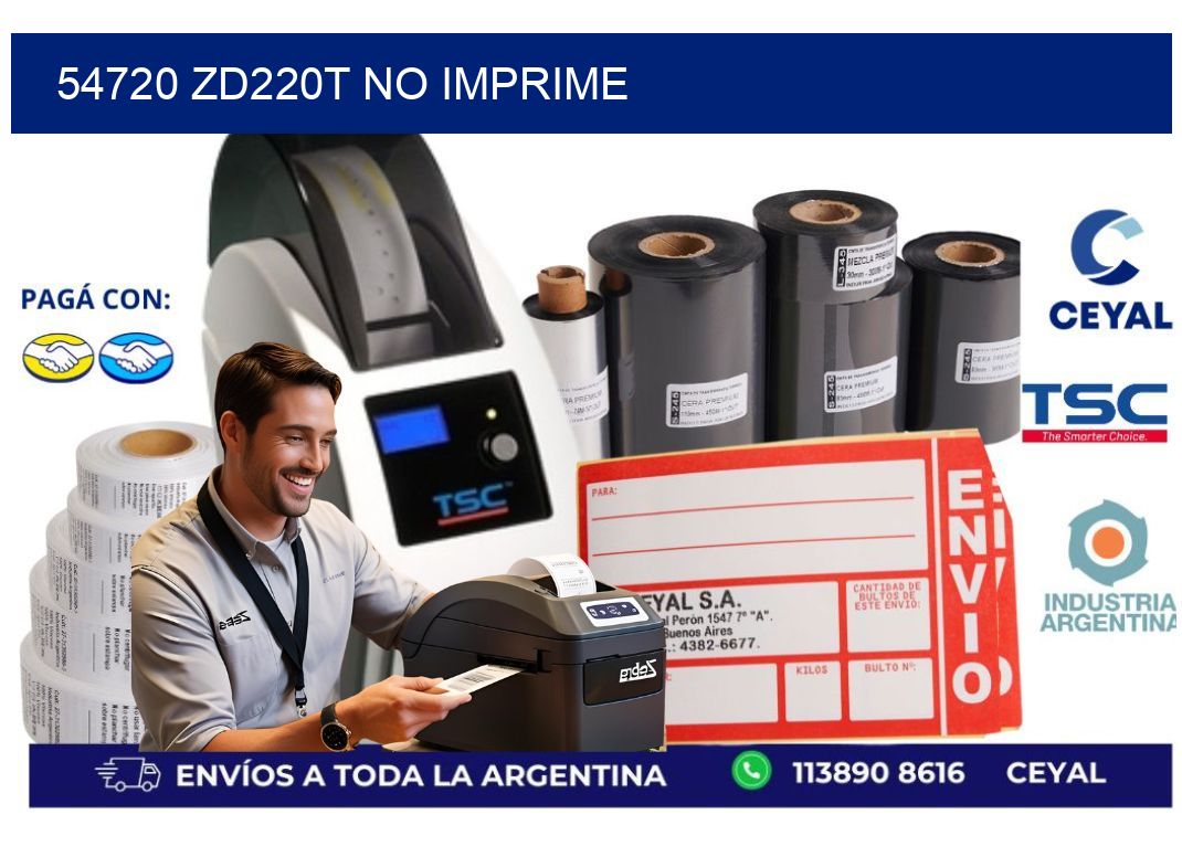 54720 ZD220t no imprime