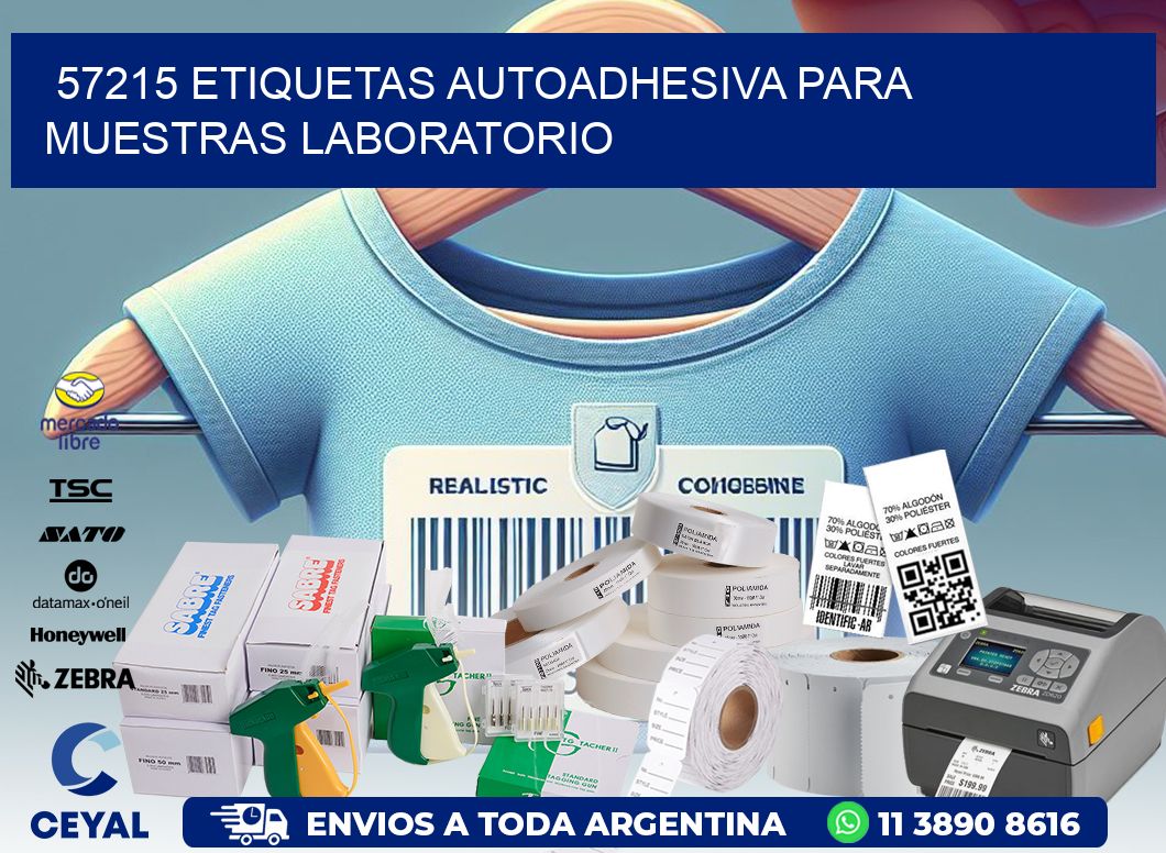 57215 etiquetas autoadhesiva para muestras laboratorio