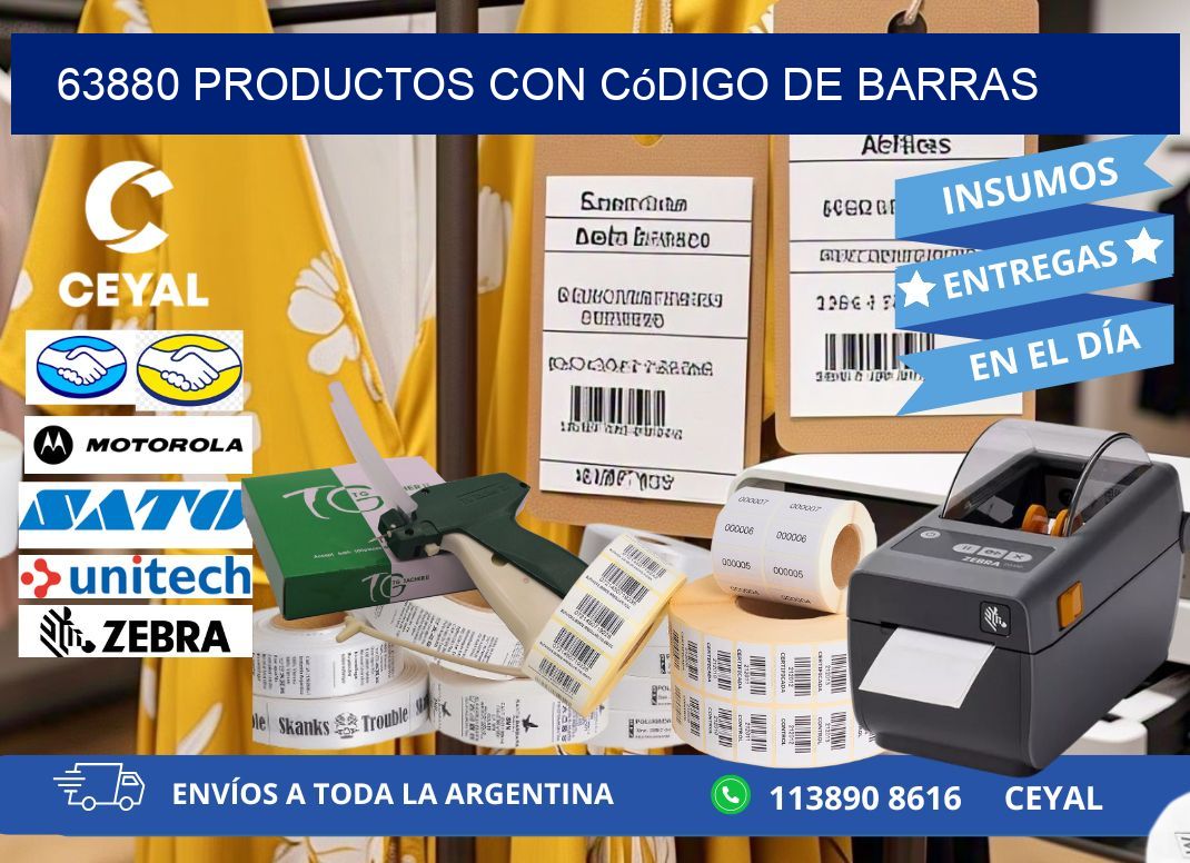 63880 Productos con código de barras