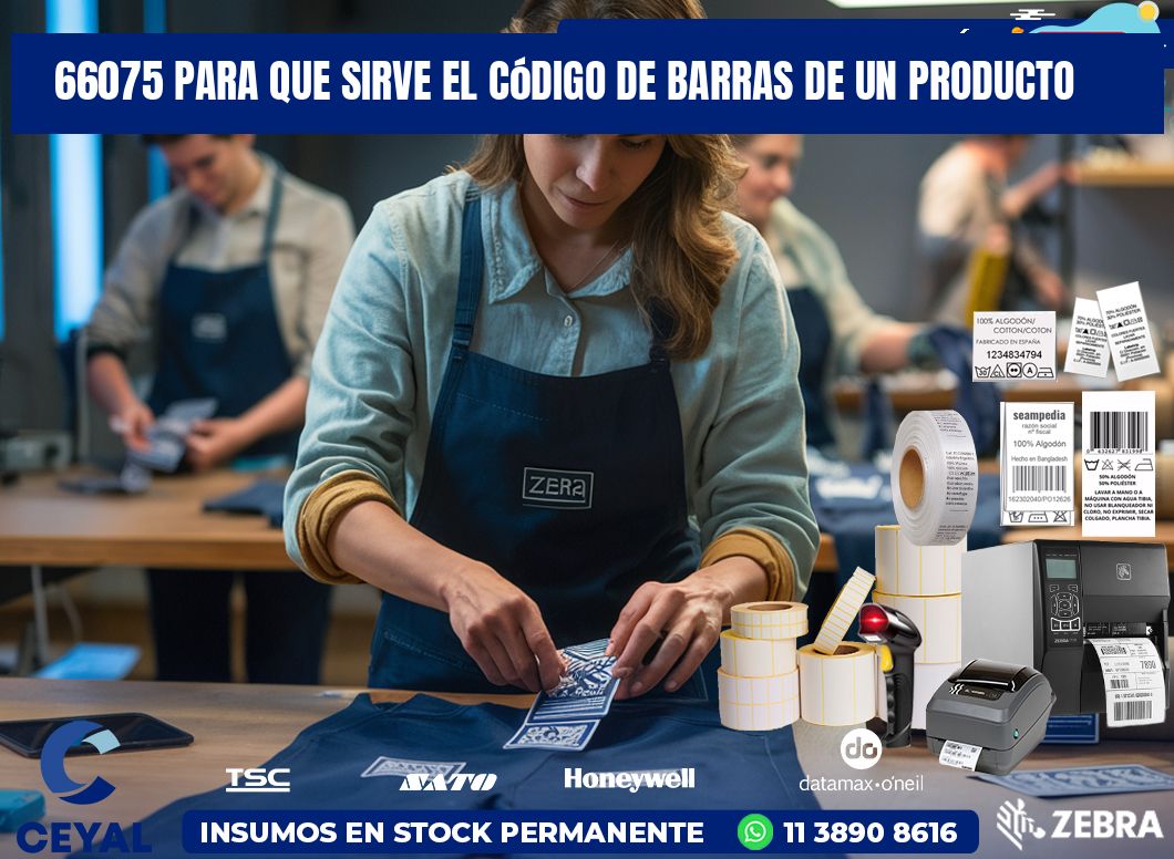 66075 Para que sirve el código de barras de un producto