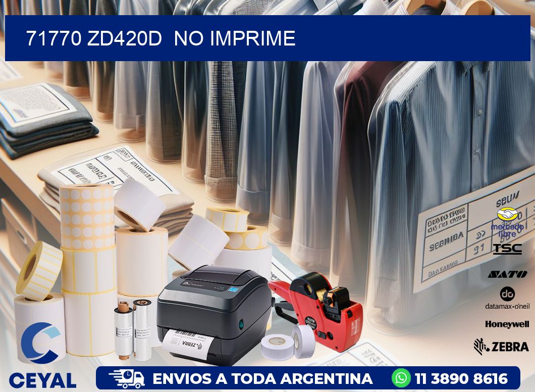 71770 ZD420d  no imprime