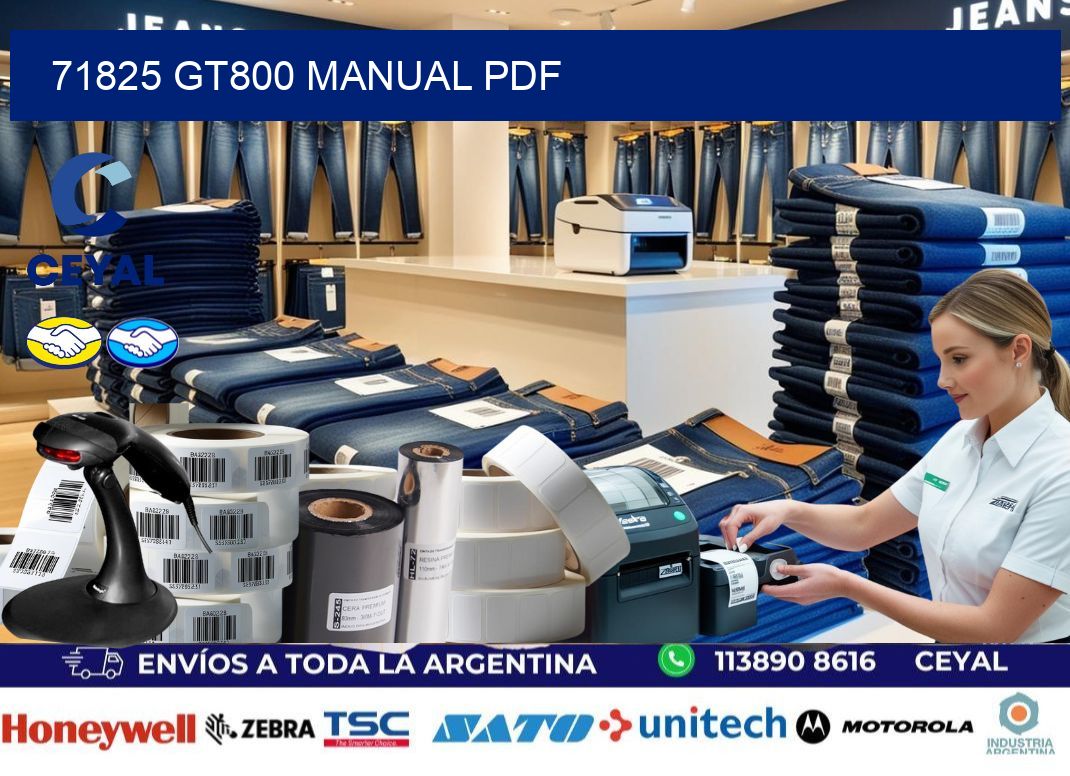 71825 GT800 manual PDF