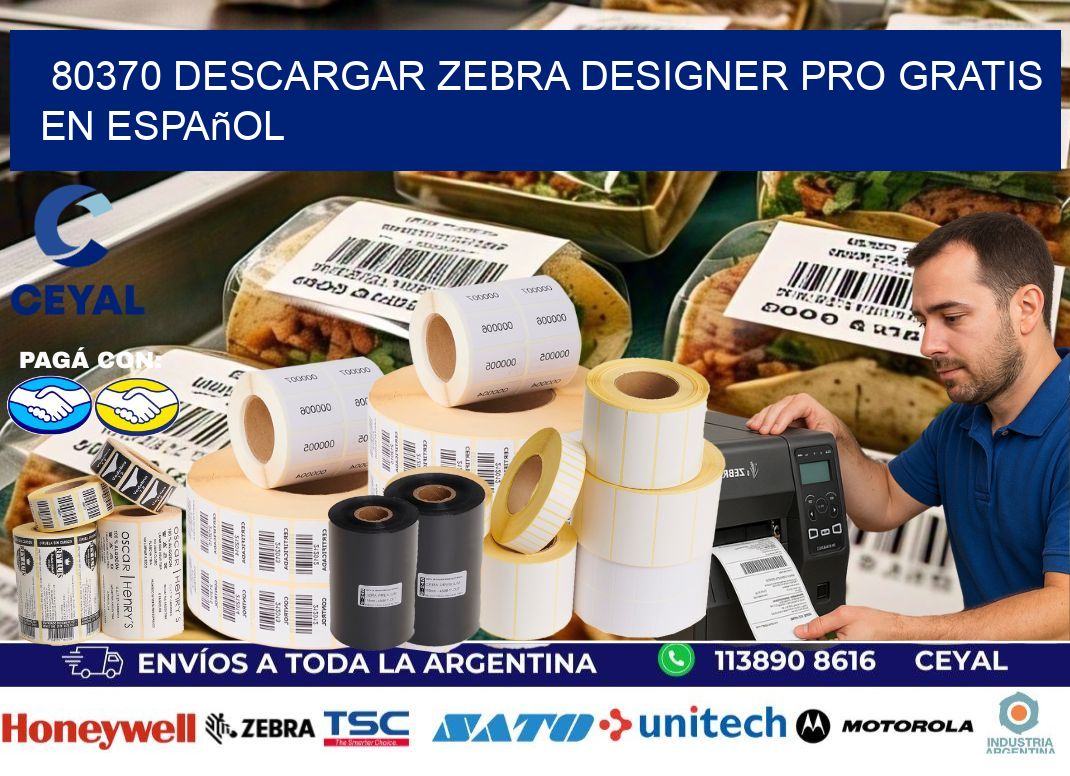80370 Descargar Zebra Designer Pro gratis en Español