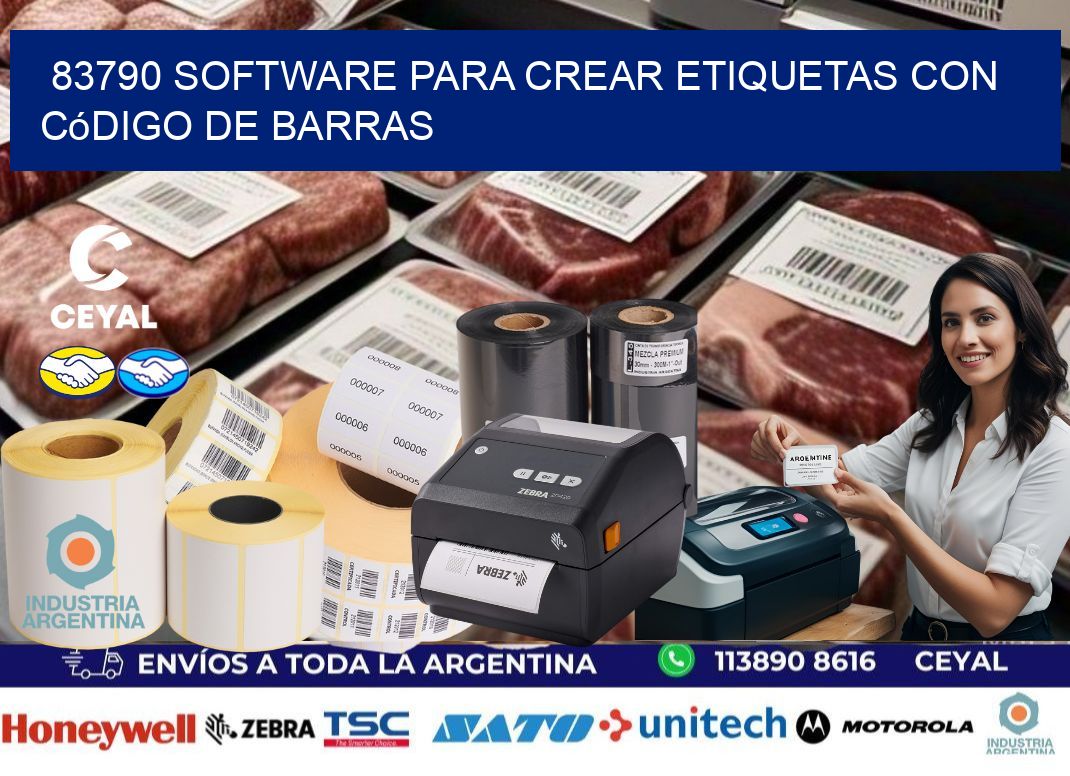 83790 Software para crear etiquetas con código de barras