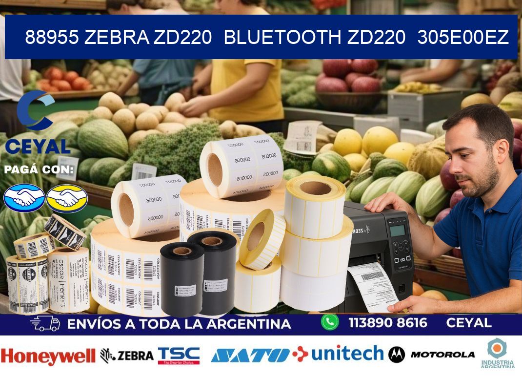 88955 Zebra ZD220  Bluetooth ZD220  305E00EZ