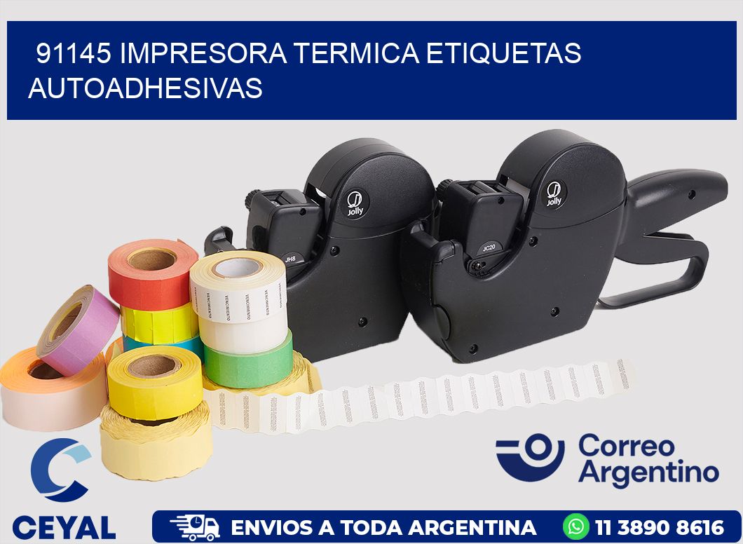 91145 Impresora termica etiquetas autoadhesivas