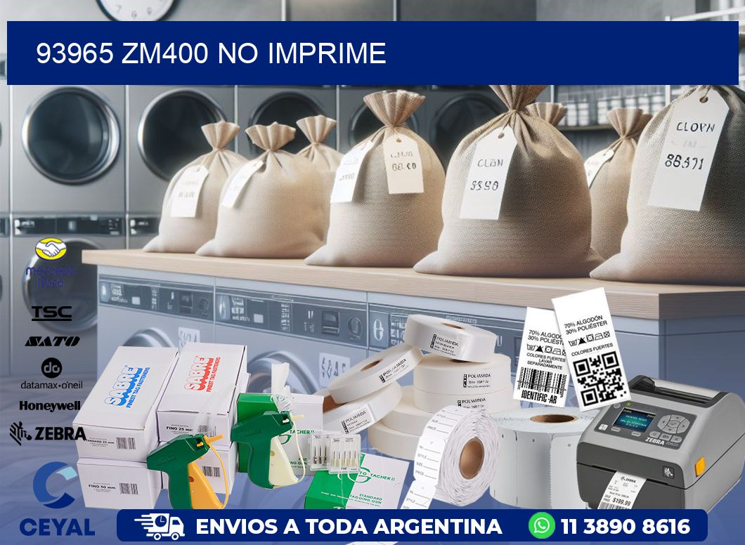 93965 ZM400 no imprime