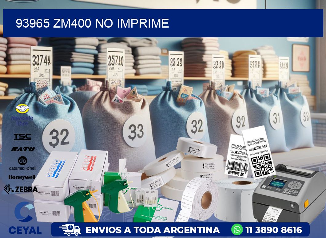 93965 ZM400 no imprime