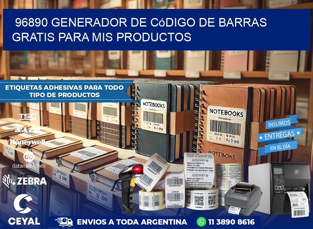 96890 Generador de código de barras gratis para mis productos