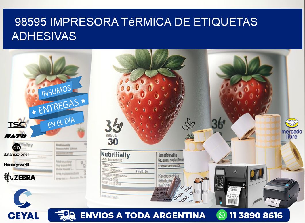 98595 Impresora térmica de etiquetas adhesivas