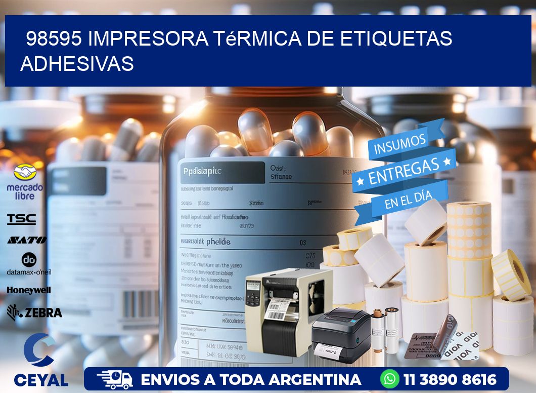 98595 Impresora térmica de etiquetas adhesivas