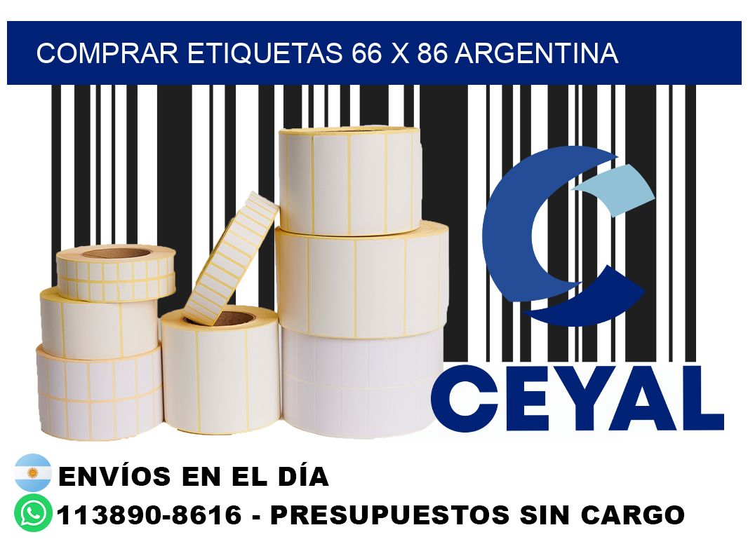 Comprar etiquetas 66 x 86 argentina