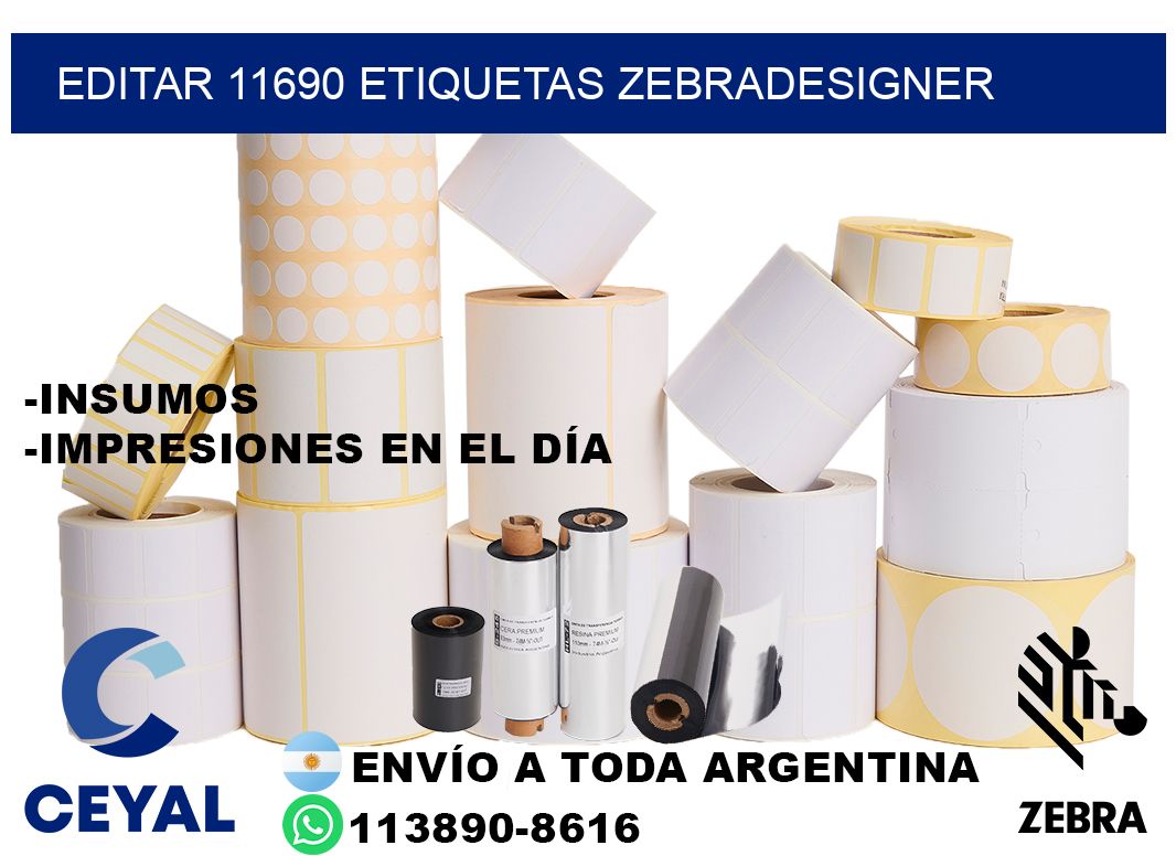EDITAR 11690 ETIQUETAS ZEBRADESIGNER